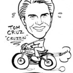 Caricature Portrait of Tom Cruise